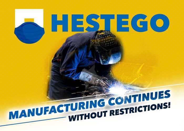 Manufacturing continues without restrictions!